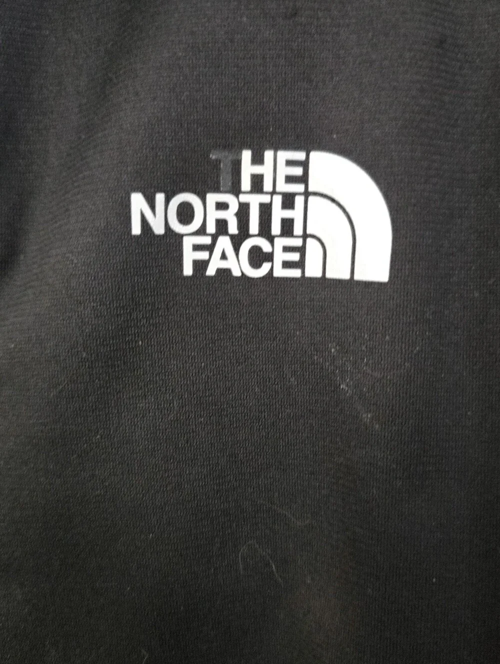 North Face Men’s Lightweight Black Fleece Jacket Size XL